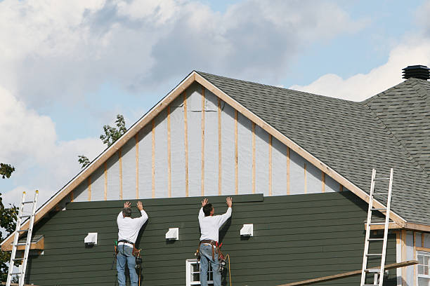 Professional Siding Contractor technician working in Churchville, MD